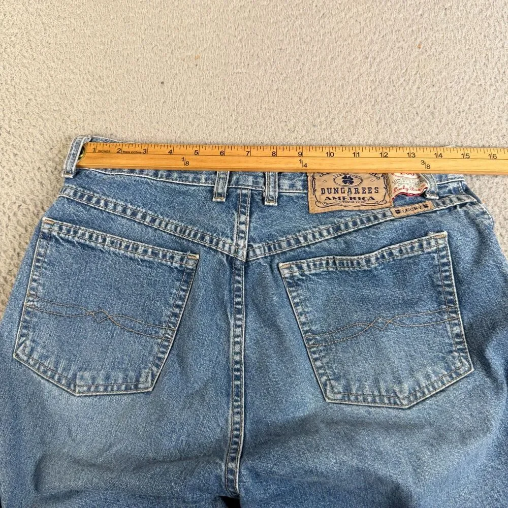LUCKY BRAND 286 Jeans Women 10/30 Blue Low Rise Flare Medium Wash USA Made 30x30